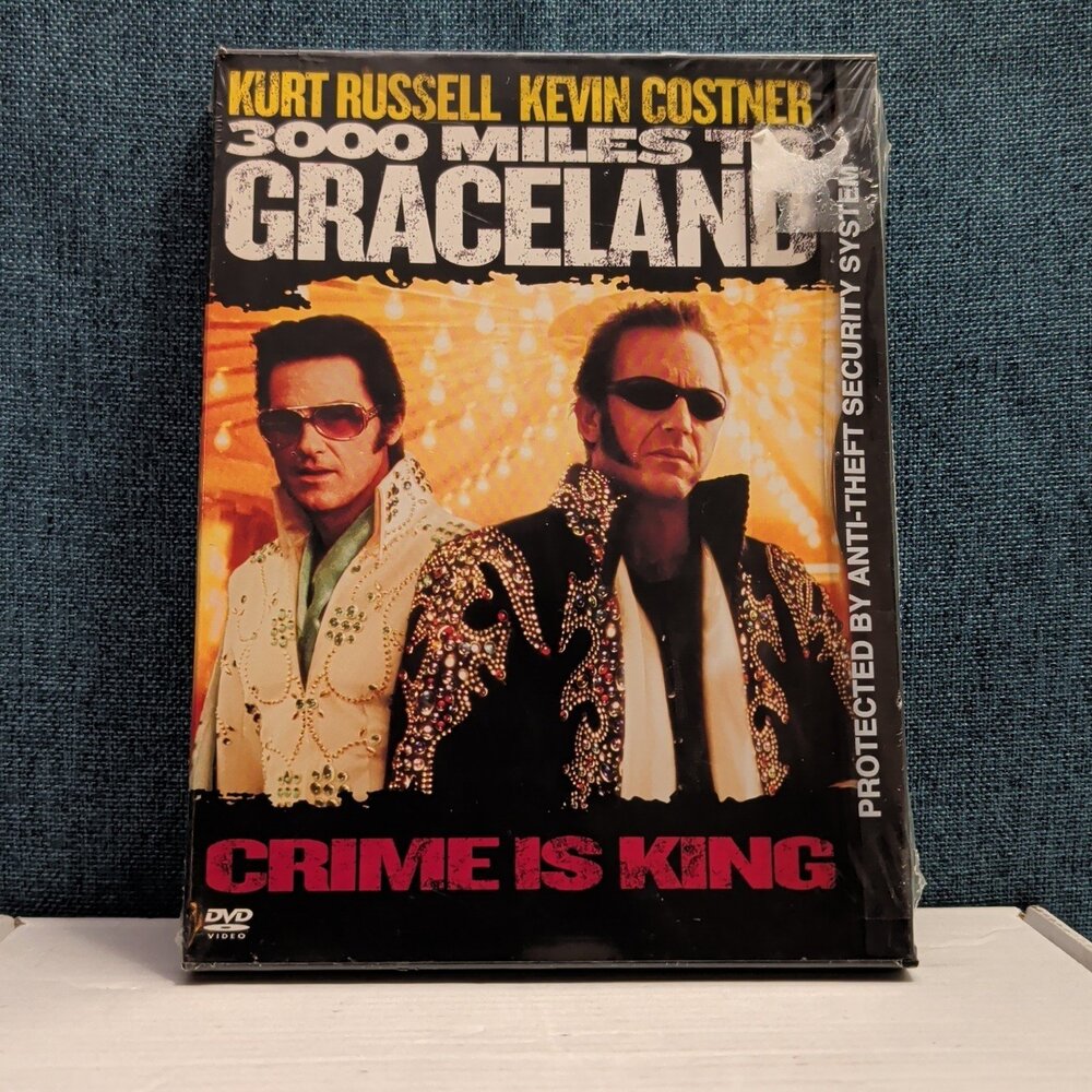 3000 Miles to Graceland DVD New Sealed Kurt Russell Kevin Costner Snapcase 2001